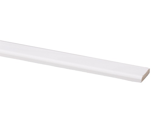 Afdeklijst grenen gelakt (l x b x d) 2700 x 22 x 5 mm Witte plint