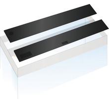 JUWEL Aquariumkap t.b.v. Lido 120 L, zwart 2-delig