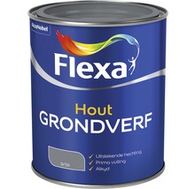 FLEXA Grondverf hout alkyd grijs 750 ml-thumb-0