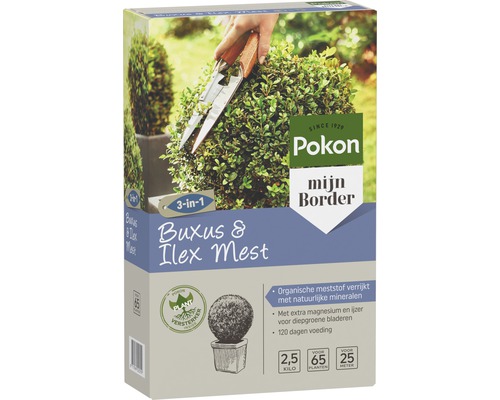 Pokon Buxus en Ilex meststof verpakking
