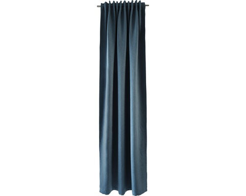 HOMING Gordijn met plooiband turquoise 140x245 cm HOMING Gordijn met plooiband turquoise 140x245 cm