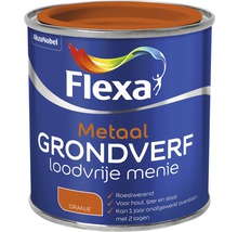 FLEXA Grondverf metaal loodvrije menie oranje 250 ml