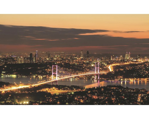 Fotobehang vlies Istanbul brug 312x219 cm-0