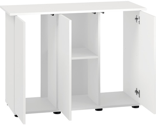 Aquariumonderkast met plank en open deuren