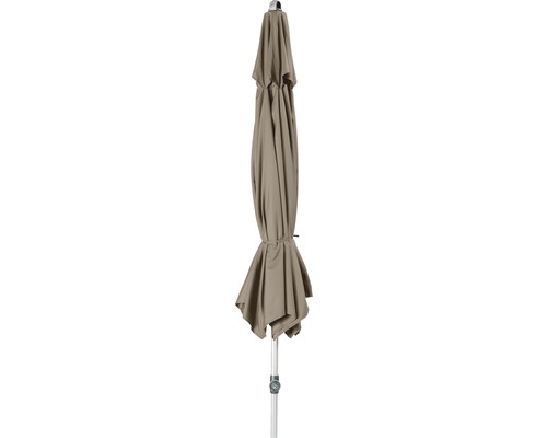 Gesloten tuinzweefparasol met frame