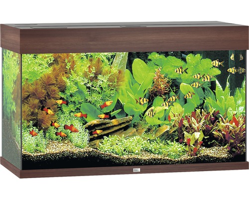 JUWEL Aquarium Rio LED donker hout 125 L, 81x36x50 cm