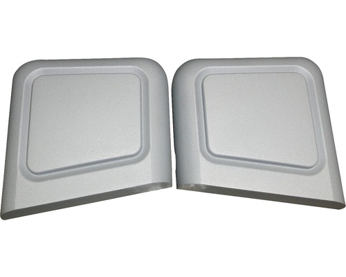 Twee aluminium hoekprofielen