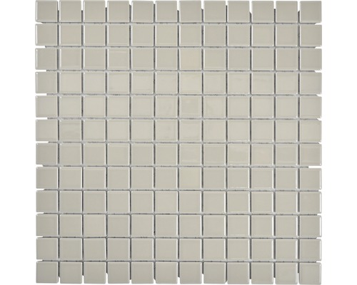 Mozaïektegel keramisch CG 184 uni bruin glans 30x30 cm