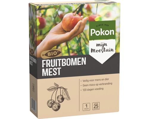 Pokon Fruitboom Mest, verpakking van 1 kilogram