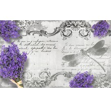 Fotobehang vlies Lavendel libelle 416x254 cm-thumb-0