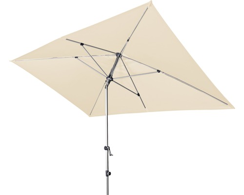 Rechthoekige parasol met metalen frame