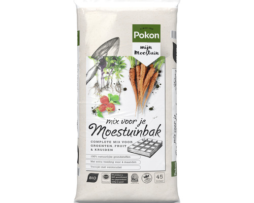 POKON Bio Mix voor je moestuinbak 45 l