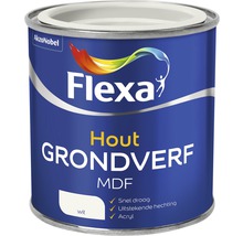 FLEXA Grondverf hout MDF acryl wit 250 ml