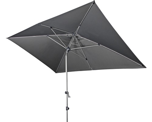 Rechthoekige parasol met stalen frame