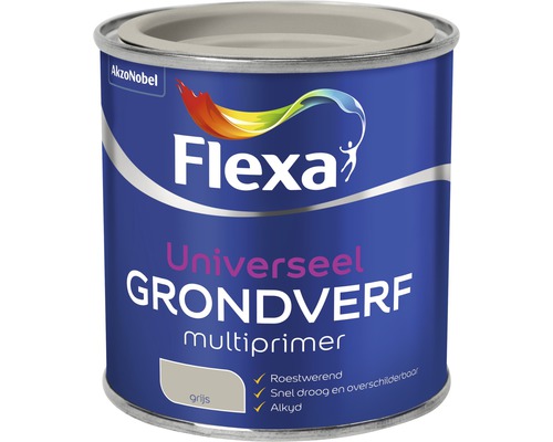FLEXA Grondverf universeel multiprimer grijs 250 ml