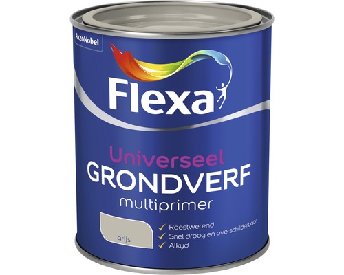 FLEXA Grondverf universeel multiprimer grijs 750 ml