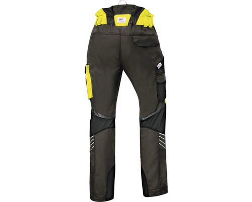 Bosbouwhose met zakken en verstevigingen