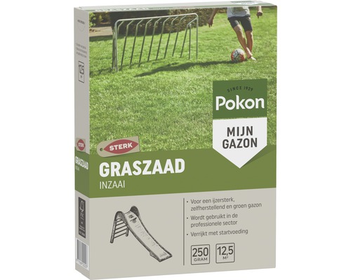 Pokon Mijn Gazon graszaad voor het zaaien, geschikt voor 12,5 vierkante meter