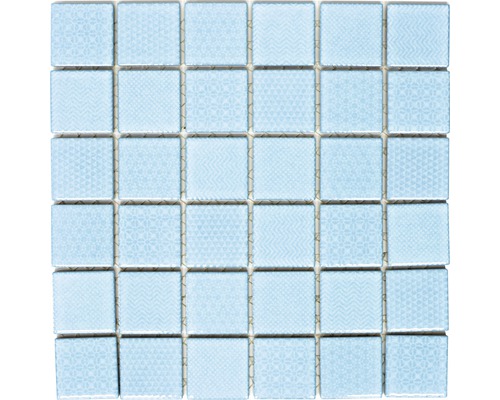 Mozaïektegel keramisch CH A1 Heritage aqua 30x30 cm