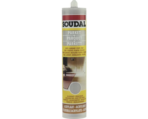SOUDAL parketafdichtmiddel donkergrijs 290 ml Soudal Parketlijm Tube