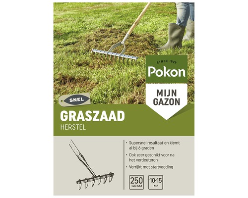 POKON Graszaad herstel Sport- en speelgras 250 gr 15 m2