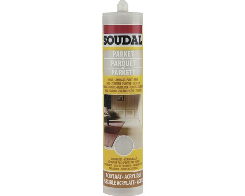 Soudal parketafdichtmiddel lichtgrijs 290 ml