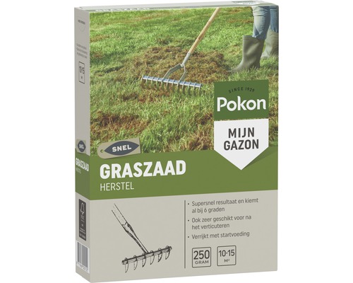 Pokon Mijn Gazon graszaad voor gazonherstel, verpakking van 250 gram