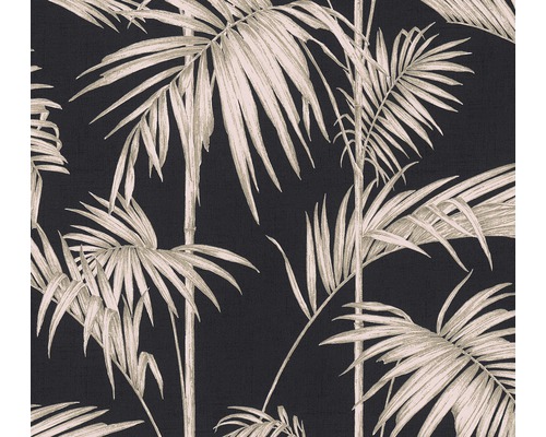 A.S. CRÉATION Vliesbehang 36919-1 Metropolitan Stories palmgras zwart