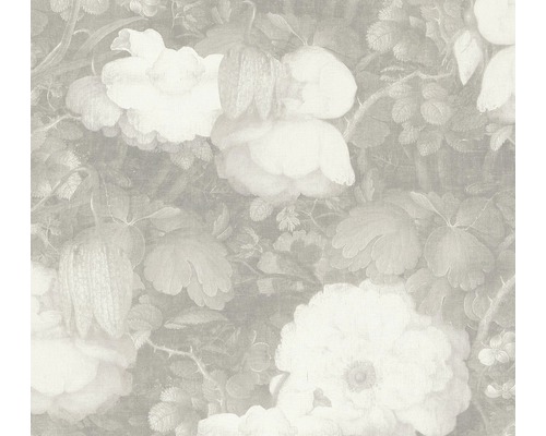 A.S. CRÉATION Vliesbehang 36921-4 Metropolitan Stories bloemen aquarell grijs/wit