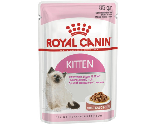 ROYAL CANIN Kattenvoer Kitten Instinctive in saus 85 gr ROYAL CANIN Kattenvoer Kitten Instinctive in saus 85 gr