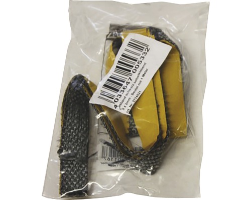 Zelfklevend kachelband 10x2 mm, lengte 2 mtr Zwarte afdichtband zelfklevend, 5 x 2 millimeter, 1 meter in zak