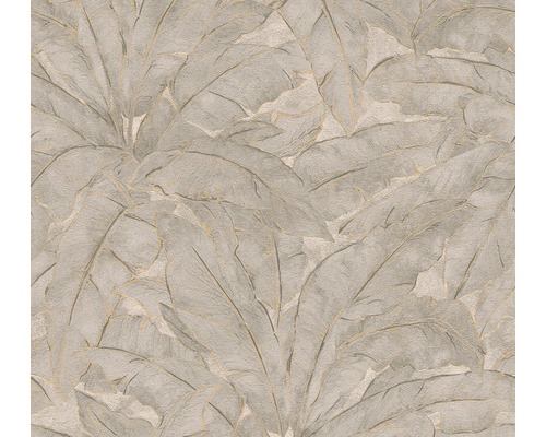 A.S. CRÉATION Vliesbehang 36927-5 Metropolitan Stories bladeren beige Behang met bladerpatroon
