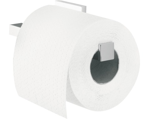 Metalen toiletpapierhouder met rol papier