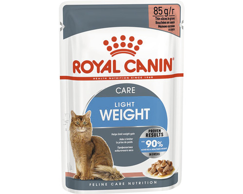 Royal Canin Light Weight kattenvoer in een zak van 85 gram