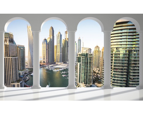 Fotobehang papier Zuilen Dubai 254x184 cm