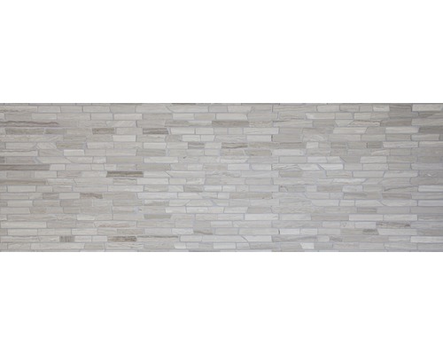 Wandbekleding van natuursteen in baksteenlook