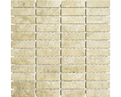 Keramisch mozaïek ST SO 67 beige 29,5x29 cm Mozaïektegel van natuursteen in rechthoekig formaat