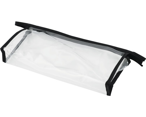 Transparante opbergtas met ritssluiting