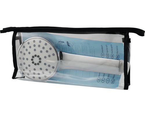 Handdouche in transparante zak