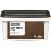 Style Color roesteffect finish verf in een witte container