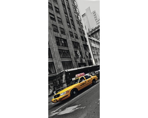 Deursticker New York Taxi 91x211 cm