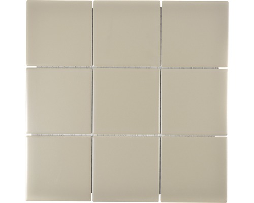 Mozaïektegel keramisch CQ 145 uni bruin mat 30x30 cm Vierkant mozaïek van keramische tegels
