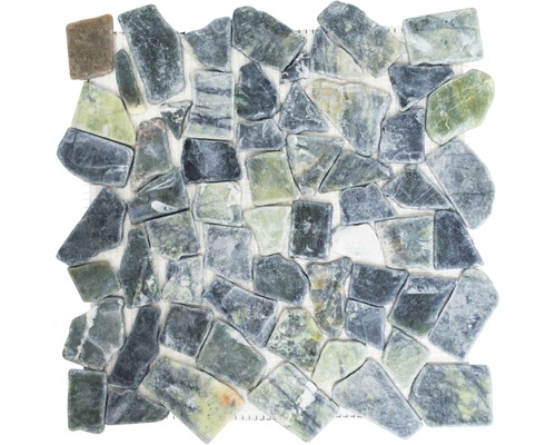 Mozaïektegel natuursteen CIOT 407 groen mix 30,5x32,5 cm