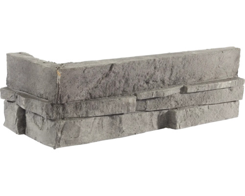 Grijze hoekbekledingsstenen van steen