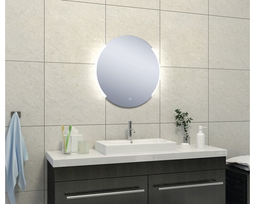 LED lichtspiegel dimbaar Twin Ø60 cm anti-condens