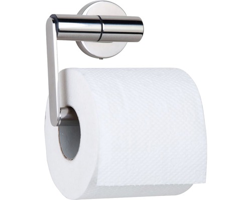 Toiletpapierhouder van metaal met rol papier