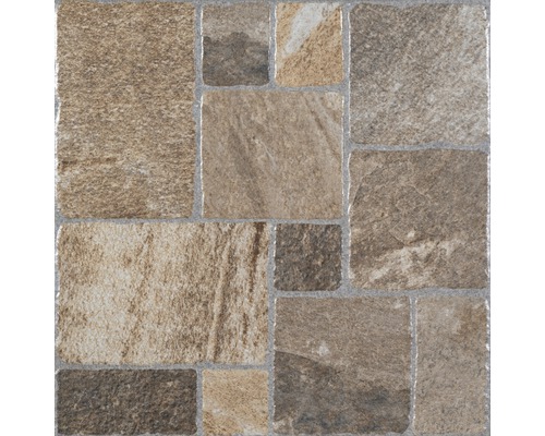 Vloertegel met steeneffect