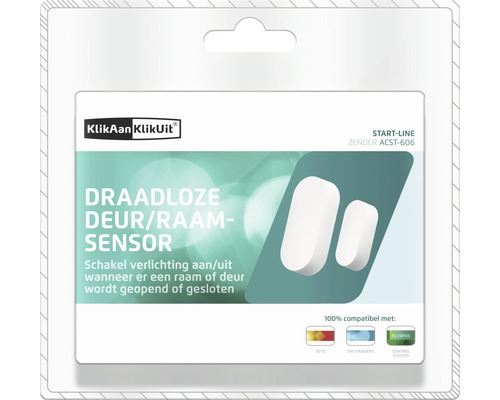 Draadloze deur raamsensor in verpakking