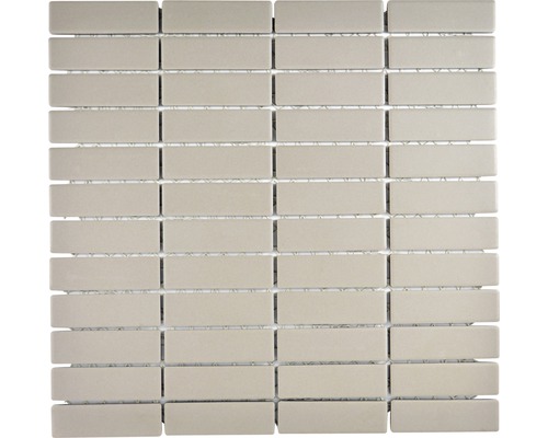 Mozaïektegel keramisch CU ST 001 rechthoek grijs 28,7x29,5 cm antislip