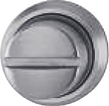 PERTURA 1000 Rozet rond met WC-/badkamersluiting RVS